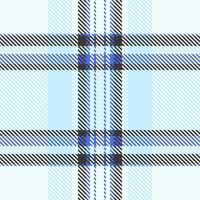 Serene blue and white plaid pattern. Perfect for textile design, website backgrounds, or fashion projects. Clean, modern aesthetic evokes calmness and sophistication. vector