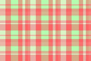 Detailed tartan background fabric, wrapping texture seamless check. Curtain pattern plaid textile in red and green colors. vector