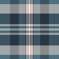 Spring plaid background, harmony seamless texture check. Livingroom pattern fabric tartan textile in cyan and dark colors. vector