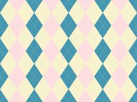 Elegant pastel argyle pattern. Perfect for backgrounds, textiles, or branding. Subtle, stylish, and versatile design. Evokes feelings of sophistication and calm. vector