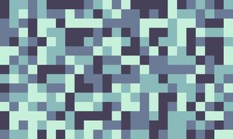 Abstract pixel art background. Subtle teal and grey color palette creates a calming, modern aesthetic. Ideal for website banners, tech presentations, or as a unique texture overlay. vector