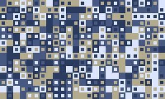 Abstract geometric pattern of squares in muted blues and beige tones. Perfect for backgrounds, textiles, or website designs needing a modern, minimalist aesthetic. vector