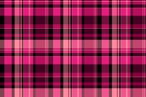 Festival check background , holiday plaid seamless textile. Various fabric texture tartan pattern in pink and red colors. vector