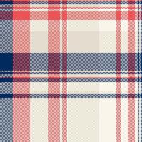 Elegant coral, navy, and cream plaid pattern. Perfect for textile design, fashion, or home decor projects. This classic yet modern texture evokes a sense of warmth and sophistication. vector