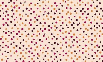 Abstract autumnal confetti pattern. Warmtoned dots on a soft background create a cheerful, festive design perfect for fallthemed projects, websites, or textiles. vector