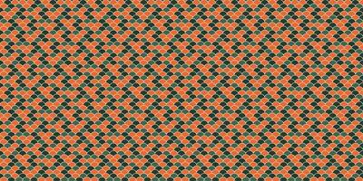 Abstract geometric seamless pattern. Vibrant orange and teal hues create a textured, interwoven design ideal for textile prints, website backgrounds, or decorative elements. vector