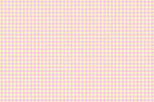 Delightful pastel pink and yellow houndstooth pattern. Perfect for backgrounds, textiles, or fashion designs. A subtle yet stylish texture that evokes feelings of springtime and femininity. vector