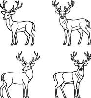 Artistic One Line Art Template for Coloring Page vector