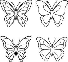 High-Quality One Line Art for Coloring Page vector