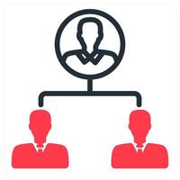 business hierarchy and organization vector