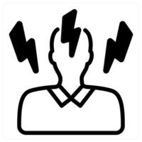 angry boss and furious manager in black duo line vector