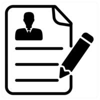 curriculum value and syllabus in black duo line vector