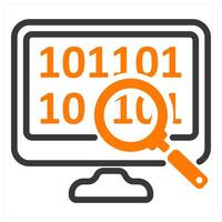 data search icon concept vector