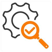 correction and edit in orange duo line vector