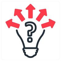 uncertainty and doubt vector