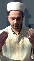man praying from different angles mosque video