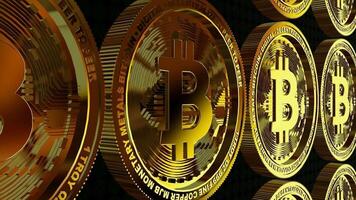 Business Background, Field of Gold Bitcoins, Exclusive, Unique Design video