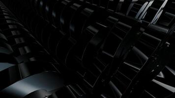 Black Elements, Business Background, Unique Design, Figures, Exclusive, Shapes, Rotation, Reflection video