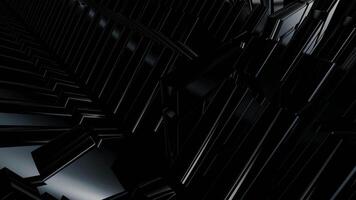 Shapes, Black Elements, Business Background, Unique Design, Figures, Exclusive, Rotation, Reflection video