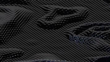 3d rendering abstract art animation with abstract moving shape video