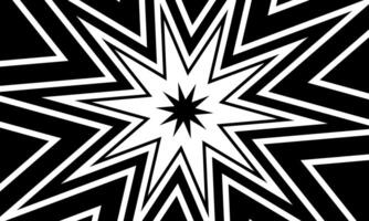 Star abstract retro black background. Simple artistic background. vector