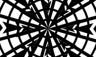 Monochrome swirl circular lines pattern. Geometric spiral. vector