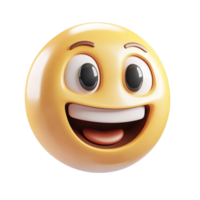 A Smiling Yellow Face Character Displaying Joyful Expression And Happiness png