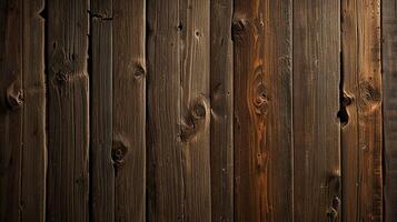 reclaimed barn wood surface with visible nail holes and weathered texture, illuminated by soft, overcast light. Show the gentle shadows that enhance the rugged character and history of the wood. photo
