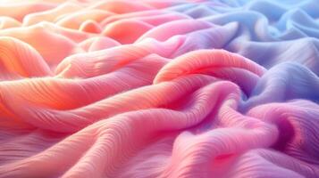 Abstract fabric texture with a soft, ombre color gradient. photo