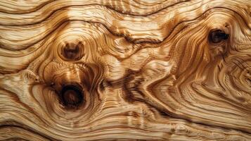 intricate wood grain with swirling patterns and knots. photo
