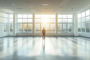 Spacious office space with abundant potential photo