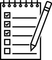 To Do List Icon Symbol vector