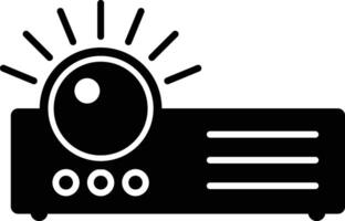 Presentation Film Projector, Multimedia Icon vector