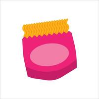 Quick Instant Noodle Design vector