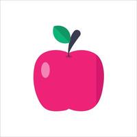 Crisp Red Apple Illustration vector