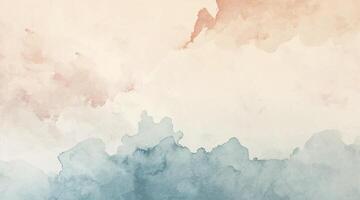 Versatile watercolor art background with a gentle abstract wash. Ideal for creative projects, marketing materials, and designs needing text space in brown green color vector