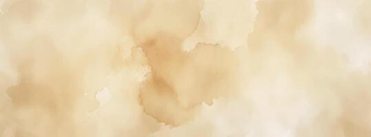 Artistic watercolor background with a soft abstract design. Features open space for text, making it ideal for banners, presentations, and product displays in brown color vector