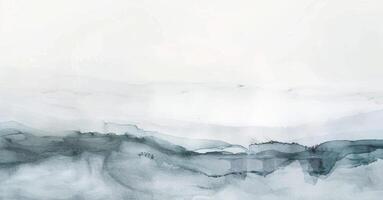 Minimalist watercolor background template with a soft, abstract feel. Designed for banners, presentations, and product showcases with an open layout blue colored vector