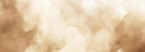 Artistic watercolor background with a soft abstract design. Features open space for text, making it ideal for banners, presentations, and product displays in khaki brown color vector