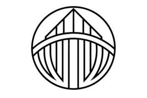 Stylish, abstract Adobe Illustrator artwork of a circular design. vector