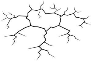 A Abstract Black and White Cracks Pattern vector