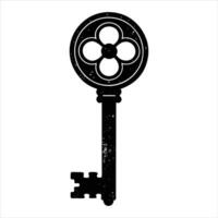 Old Rusty Key vector