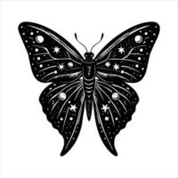 Luna Moth Print vector