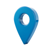 3D Blue Location Pin Icon Navigation, Map Pointer, GPS Marker png
