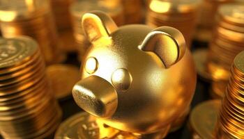 Income and savings strategies for financial growth business sector concept photo