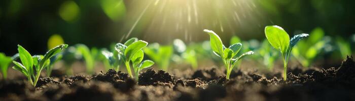 Sustainable investment strategies for financial savings in nature's growth photo