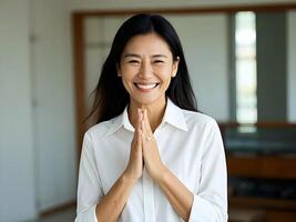 Thankful Businesswoman Gratitude photo