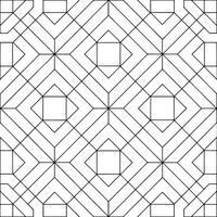 abstract black and white geometric seamless pattern design. vector