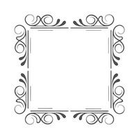 vintage frame, retro design element design. illustration. vector