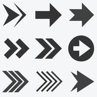 Different Types Of Arrows And Their Uses. vector
